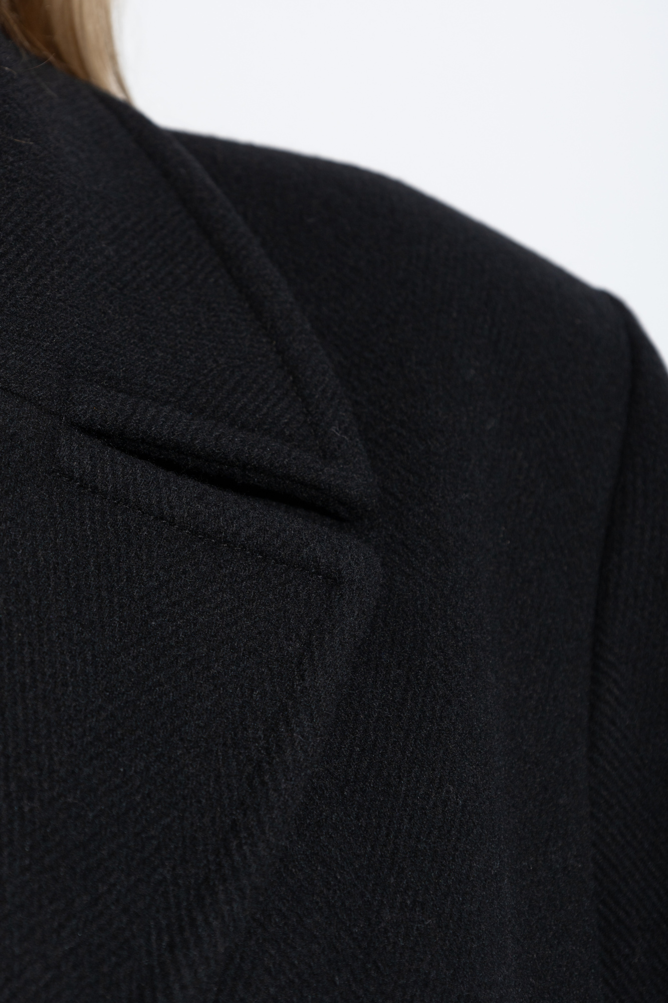 Black Wool Coat Raleigh Anine Bing - Vitkac AS